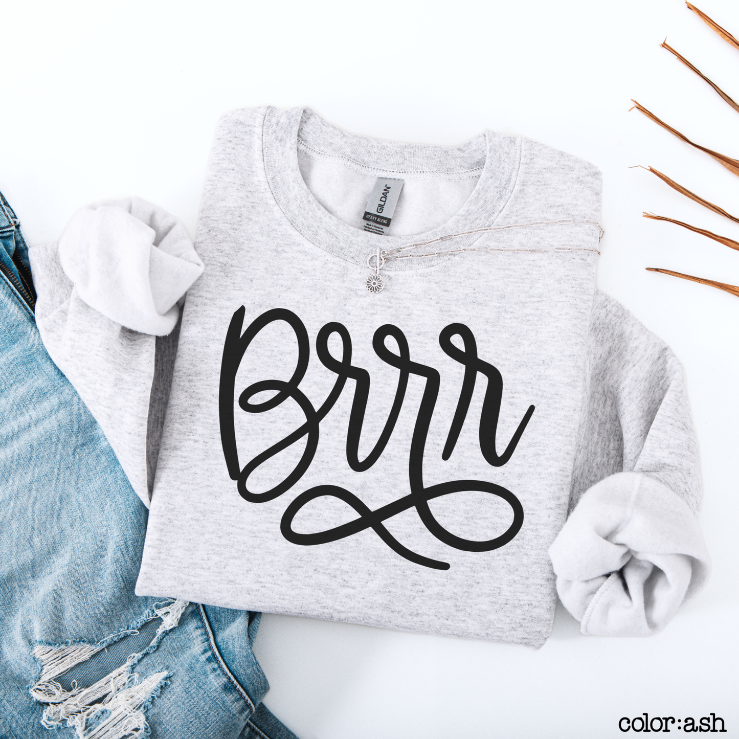 Brr Graphic Sweatshirt – Cozy Winter Pullover for Women