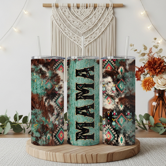 Cute Western Country Tumbler — She'll Love Sipping in Style