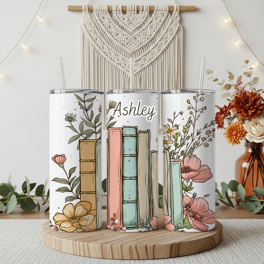 Adorable Book Lover Tumbler — The Perfect Gift for Your Favorite Reader