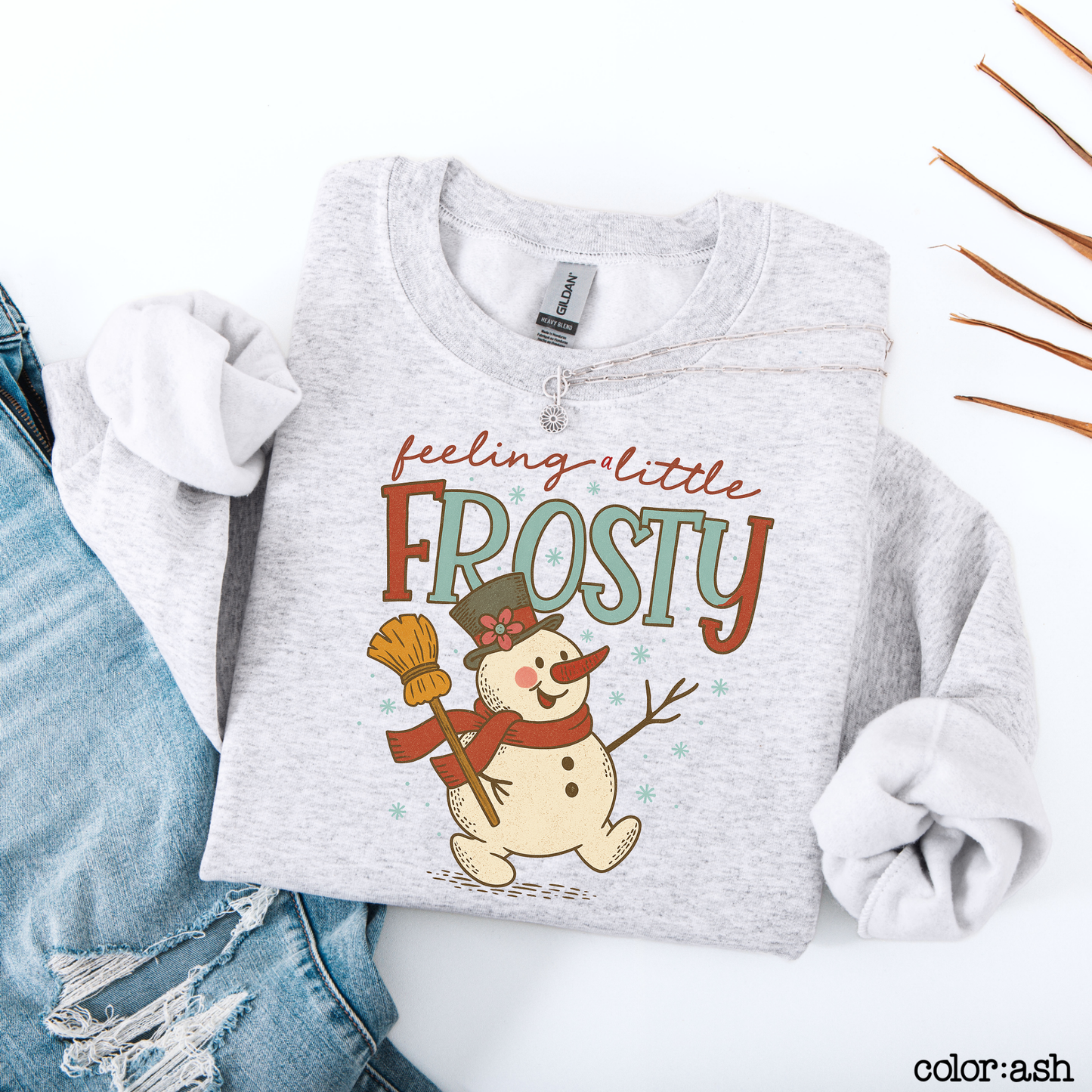 Cozy Snowman Holiday Sweatshirt | Funny Christmas Pullover