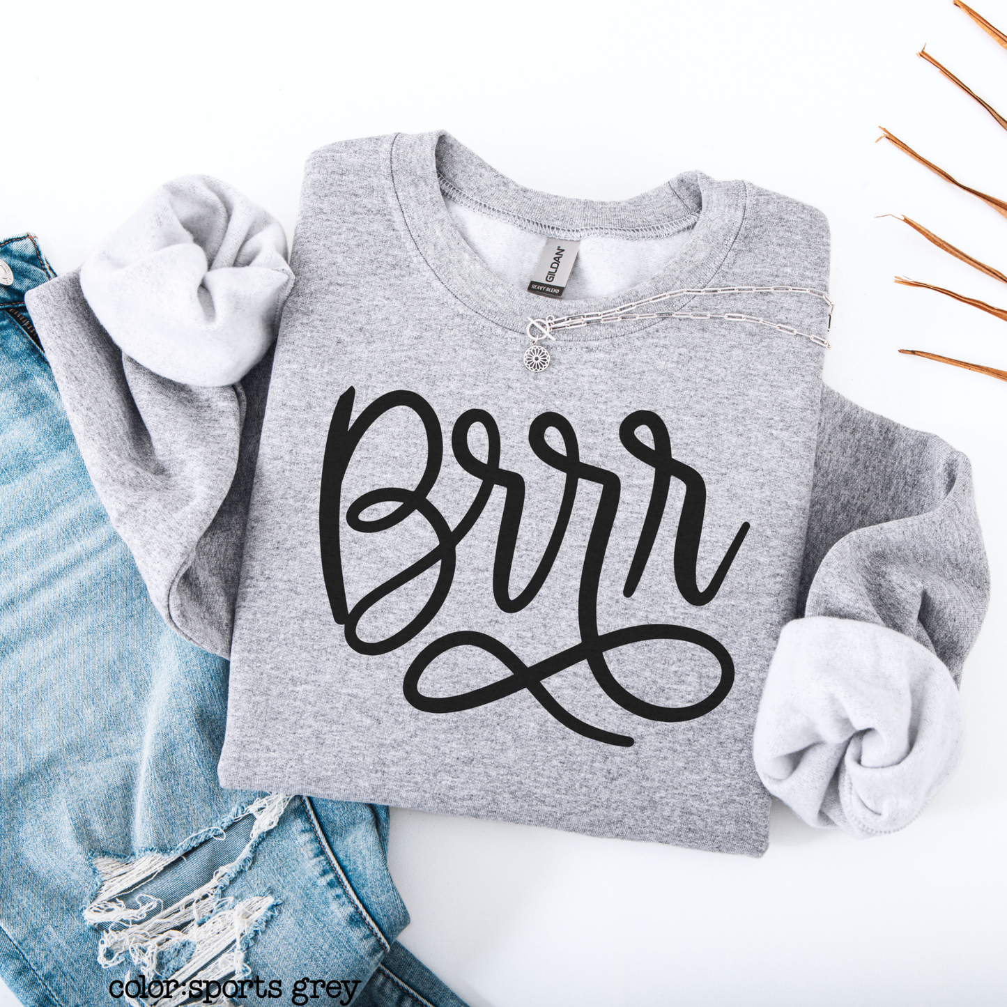 Brr Graphic Sweatshirt – Cozy Winter Pullover for Women