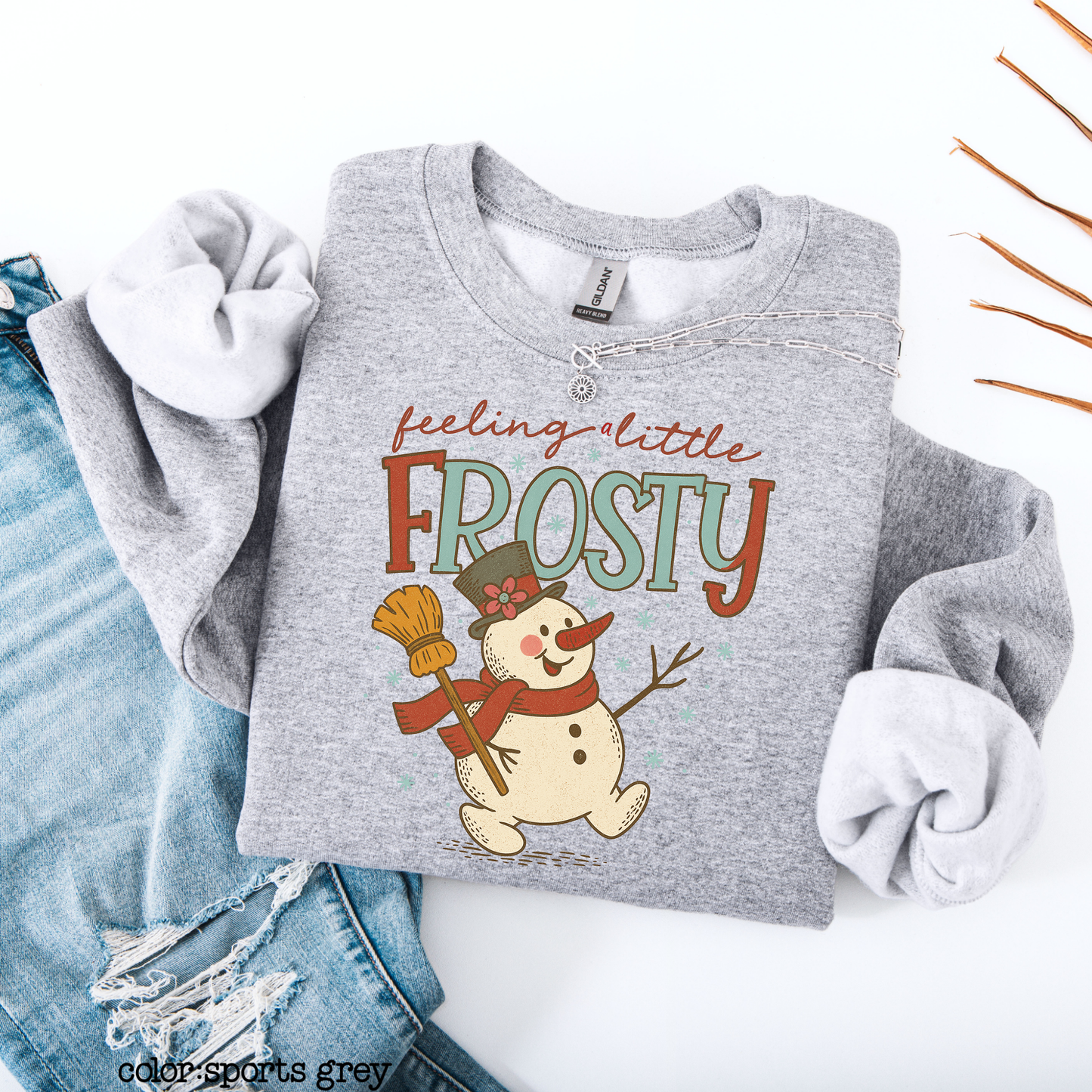 Cozy Snowman Holiday Sweatshirt | Funny Christmas Pullover