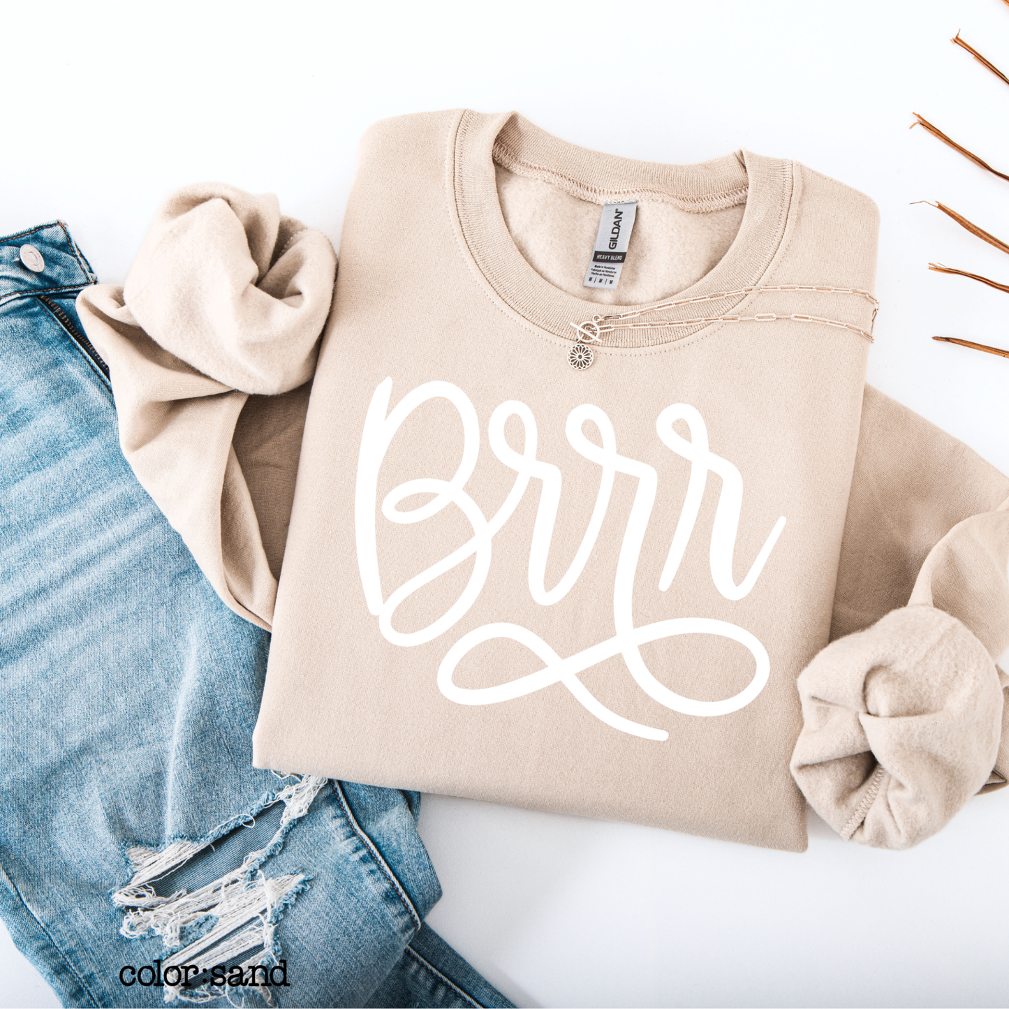 Brr Graphic Sweatshirt – Cozy Winter Pullover for Women
