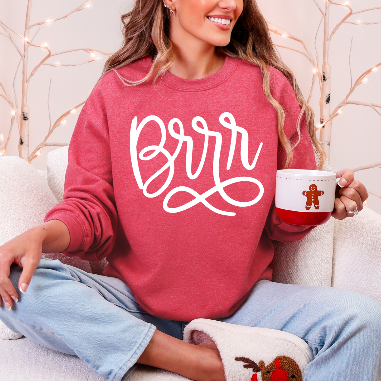 Brr Graphic Sweatshirt – Cozy Winter Pullover for Women