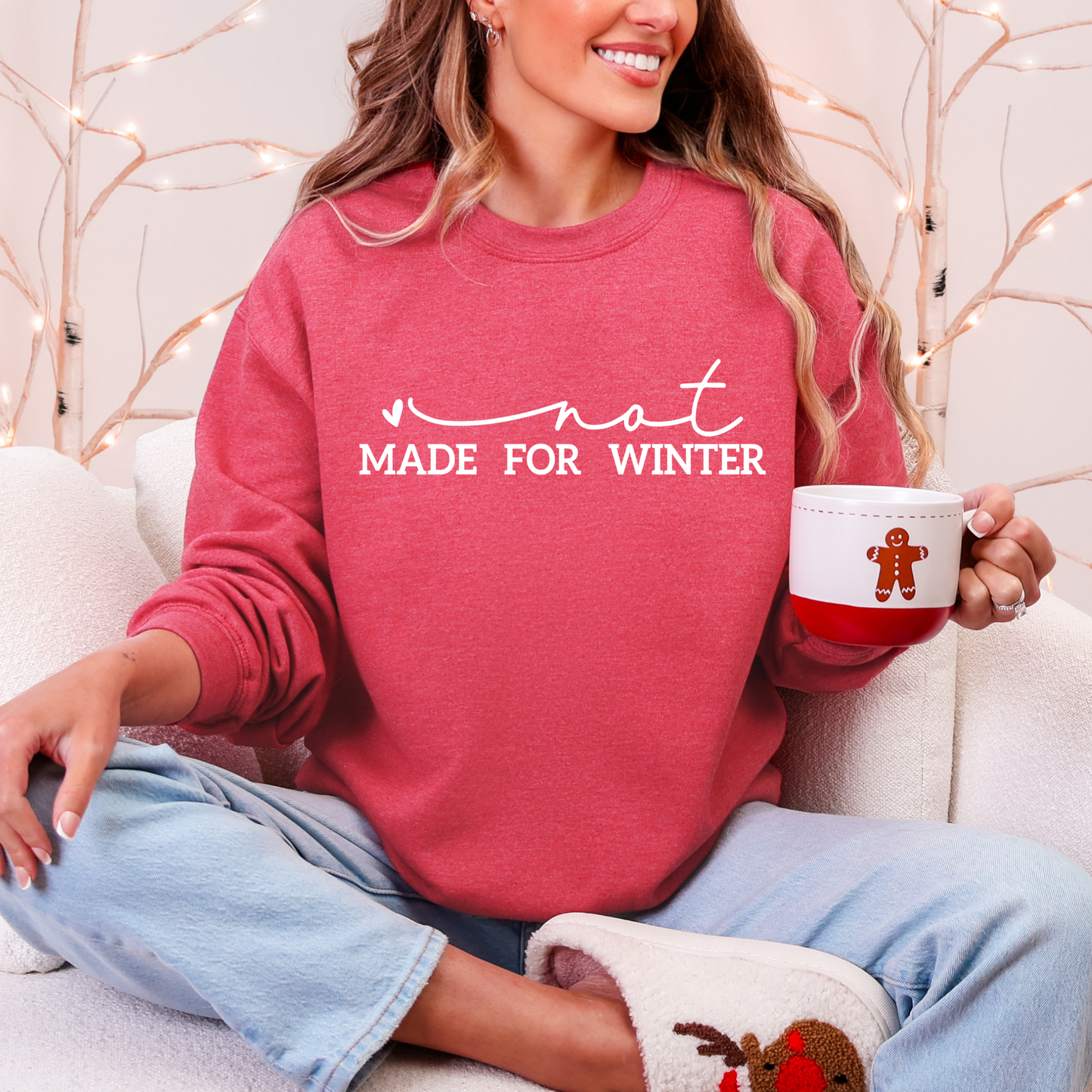 Not Made for Winter Funny Graphic Sweatshirt | Unisex Pullover