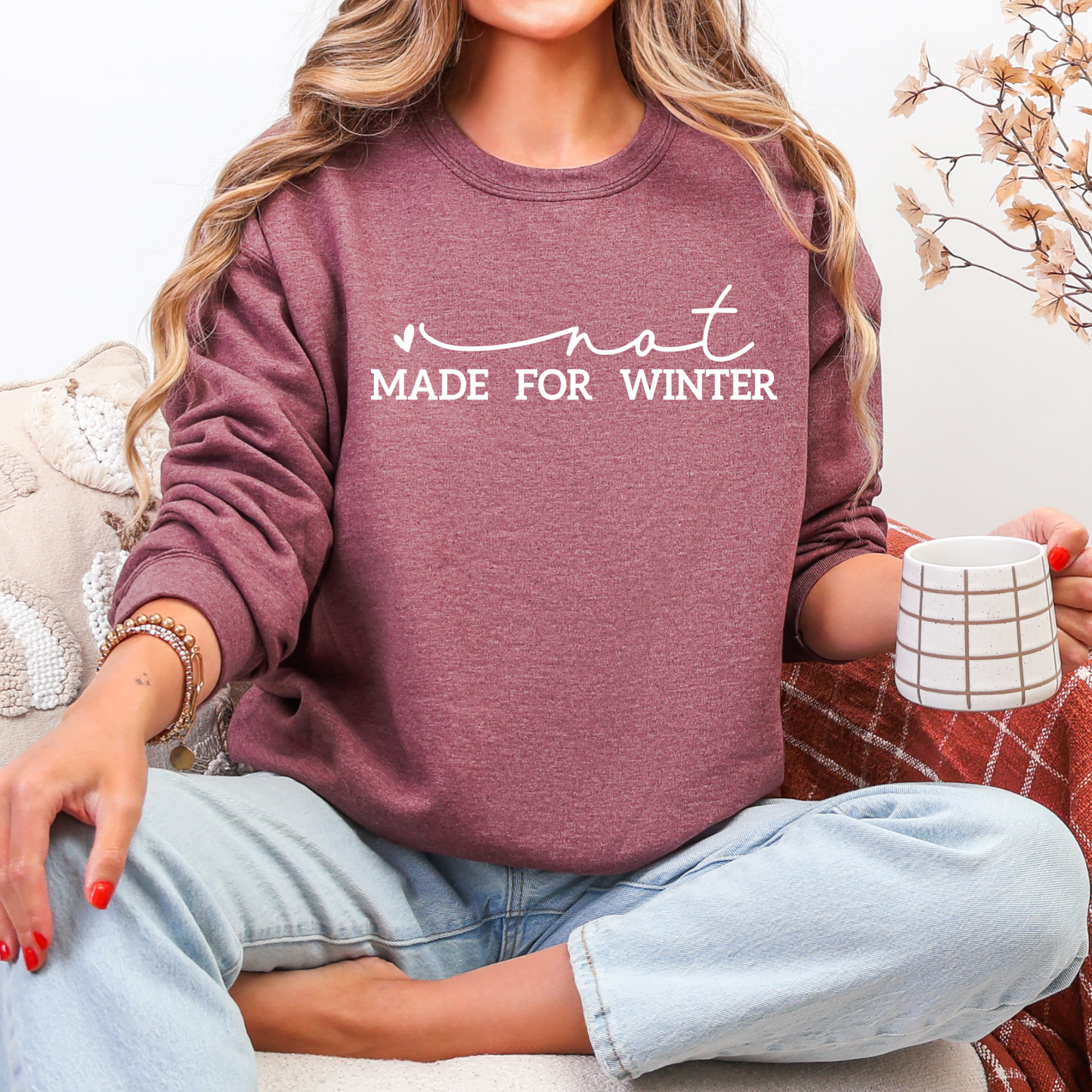 Not Made for Winter Funny Graphic Sweatshirt | Unisex Pullover