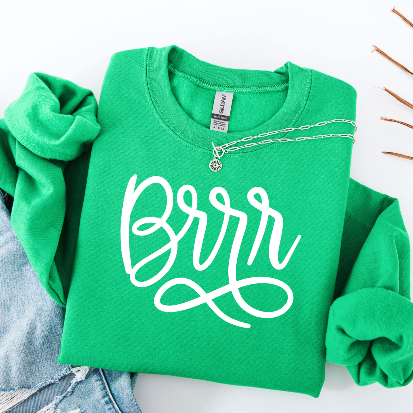 Brr Graphic Sweatshirt – Cozy Winter Pullover for Women