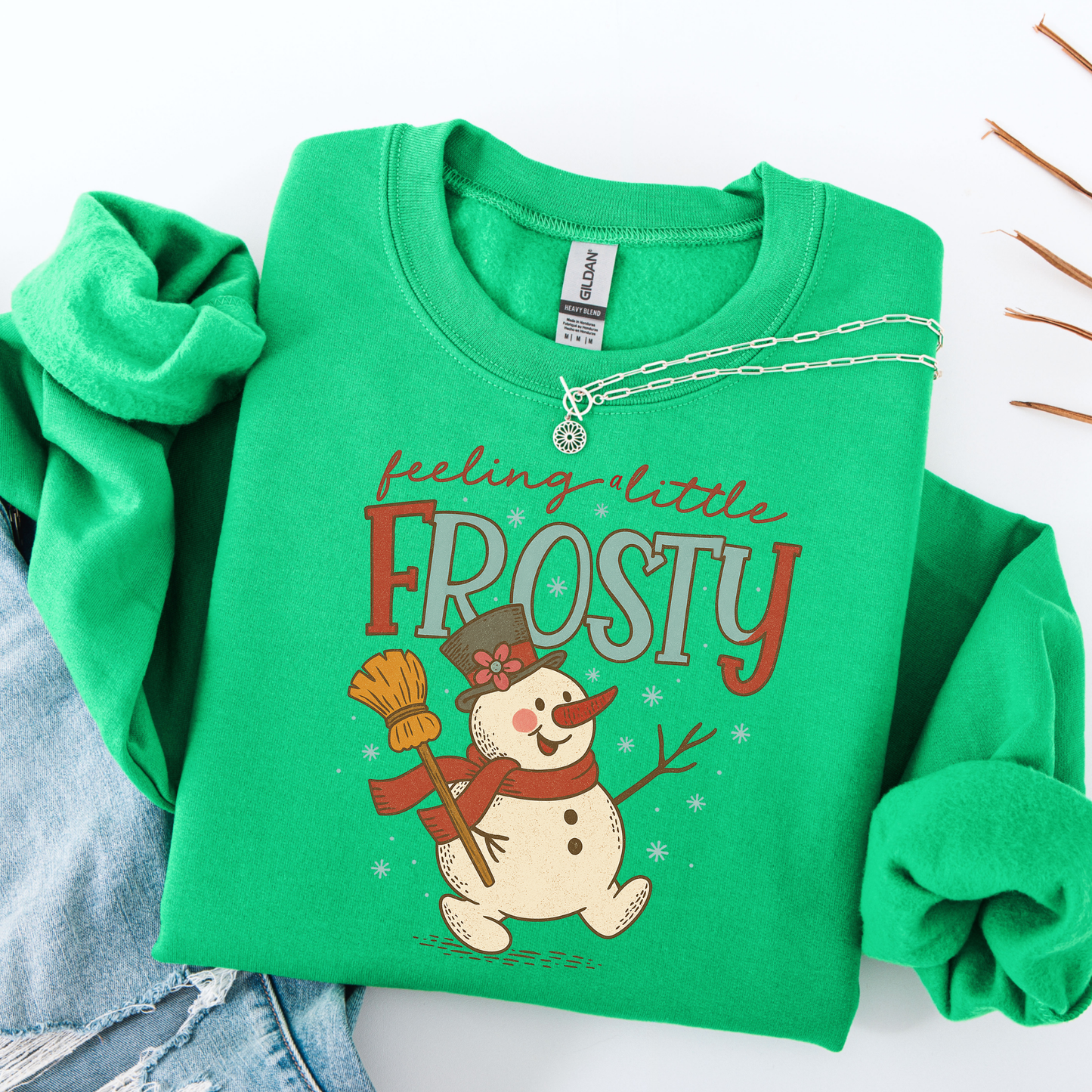 Cozy Snowman Holiday Sweatshirt | Funny Christmas Pullover