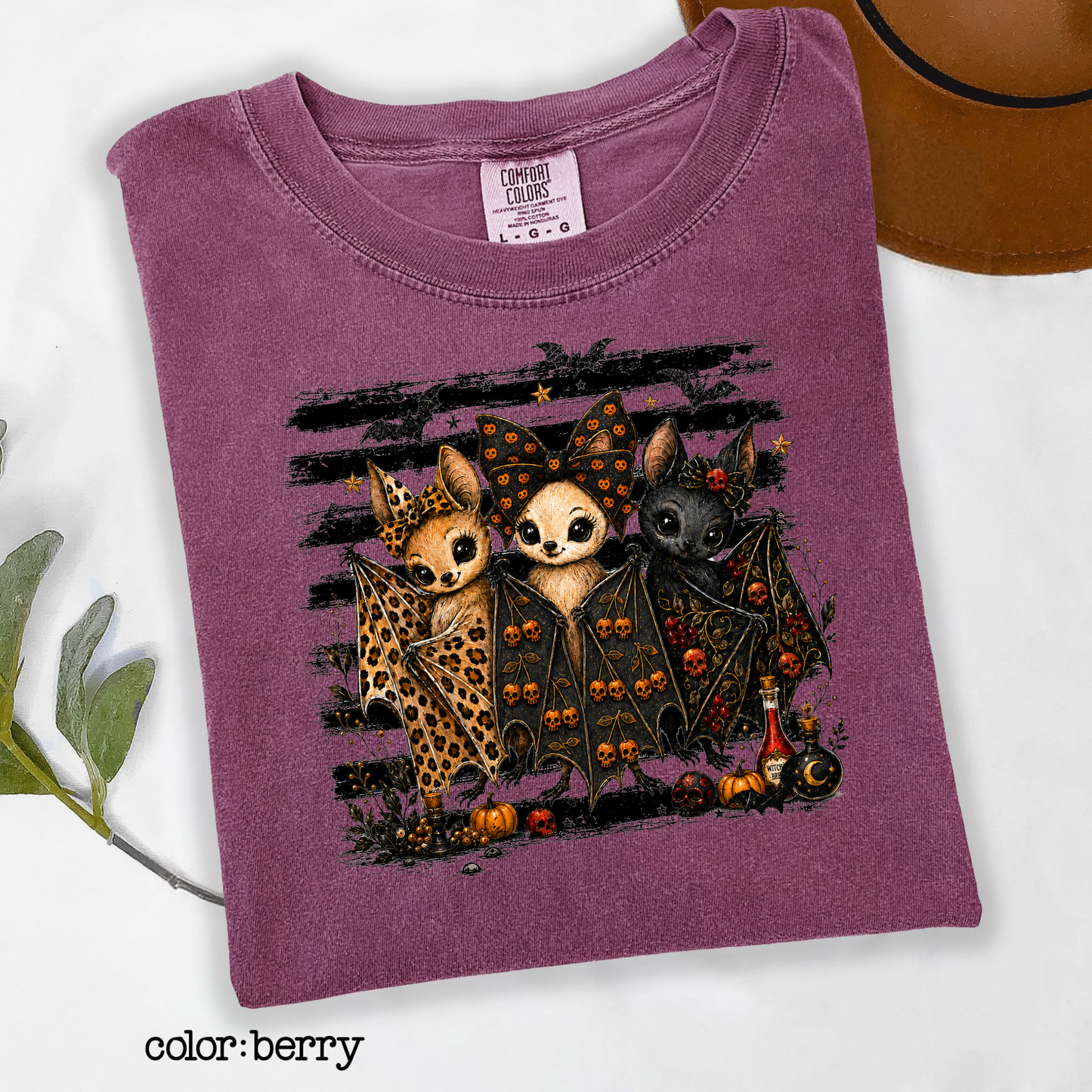Spooky Season Bat Shirt Retro Halloween Graphic Tee
