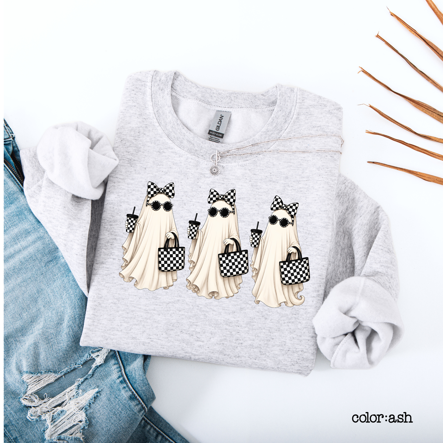Booje Ghost Halloween Sweatshirt