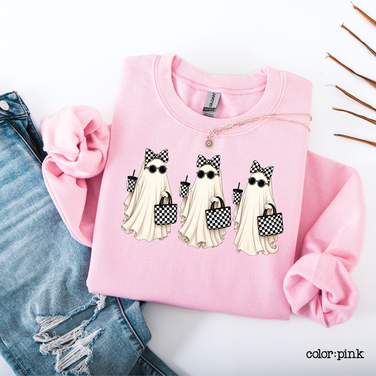Booje Ghost Halloween Sweatshirt