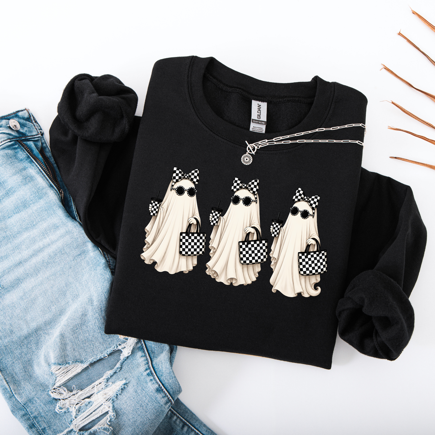 Booje Ghost Halloween Sweatshirt