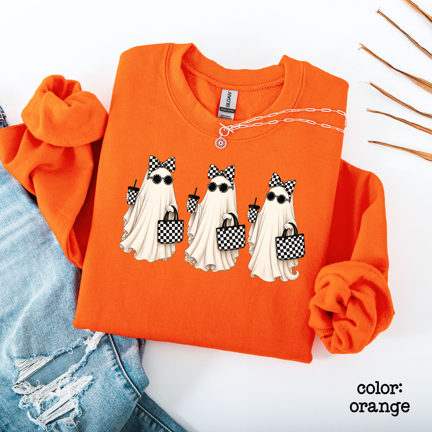 Booje Ghost Halloween Sweatshirt