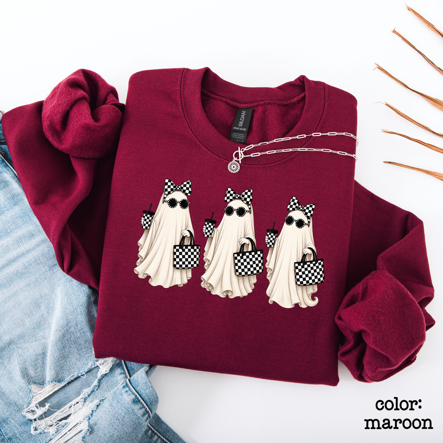 Booje Ghost Halloween Sweatshirt