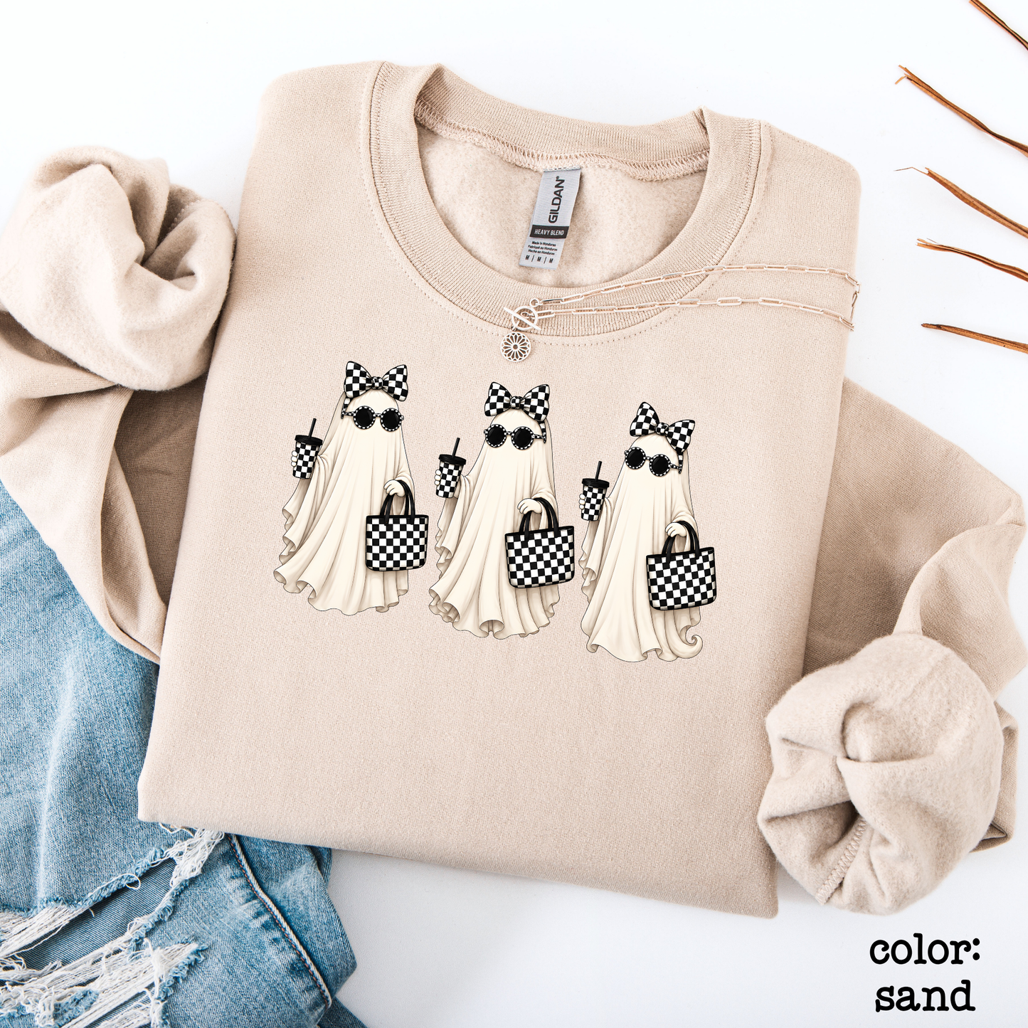 Booje Ghost Halloween Sweatshirt