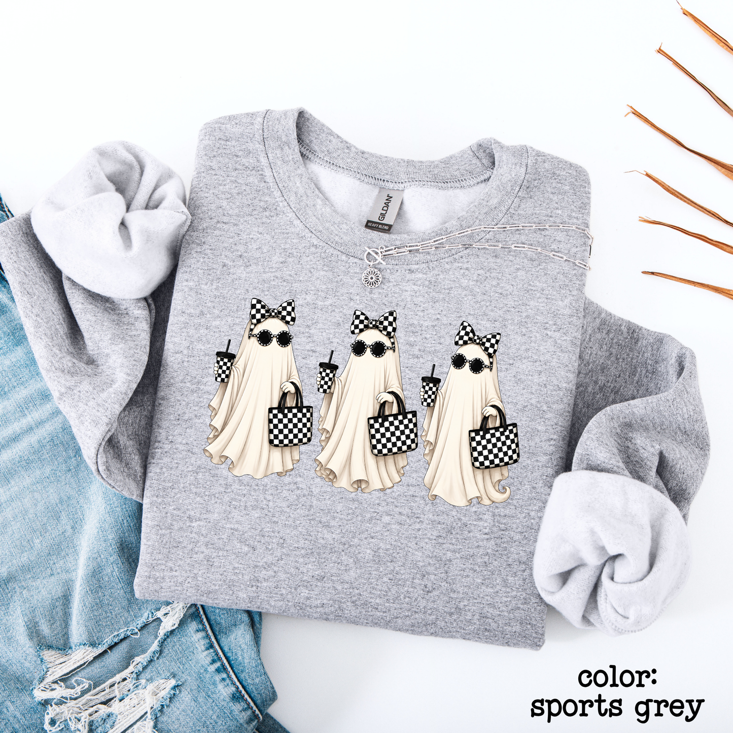 Booje Ghost Halloween Sweatshirt