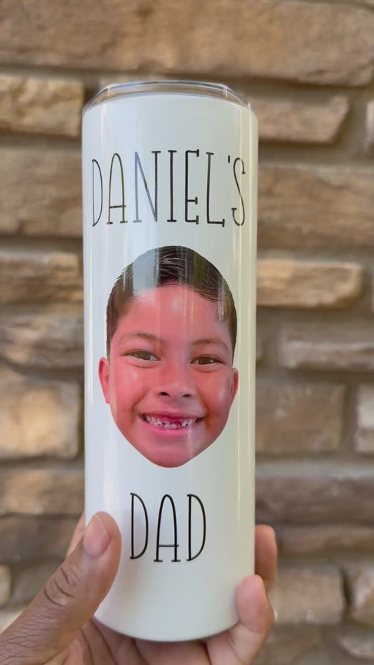 Custom Photo Tumbler  Personalized 20oz Stainless Steel Drinkware